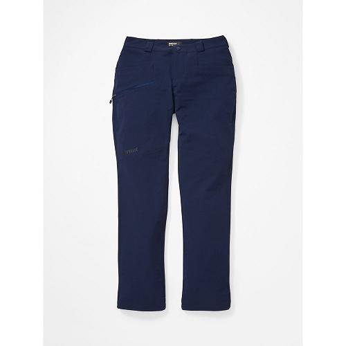 Marmot Scree Softshell Pants For Womens Navy QHF891246